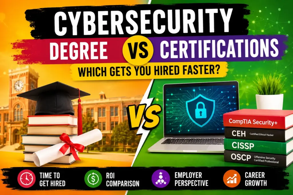 cybersecurity degree vs certifications