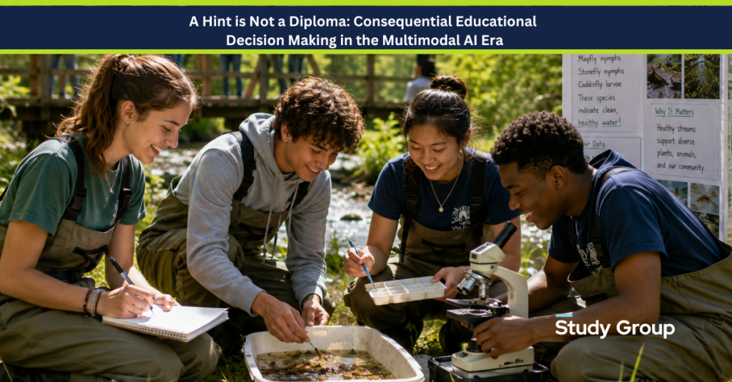 A Hint is Not a Diploma: Consequential Educational Decision Making in the Multimodal AI Era
