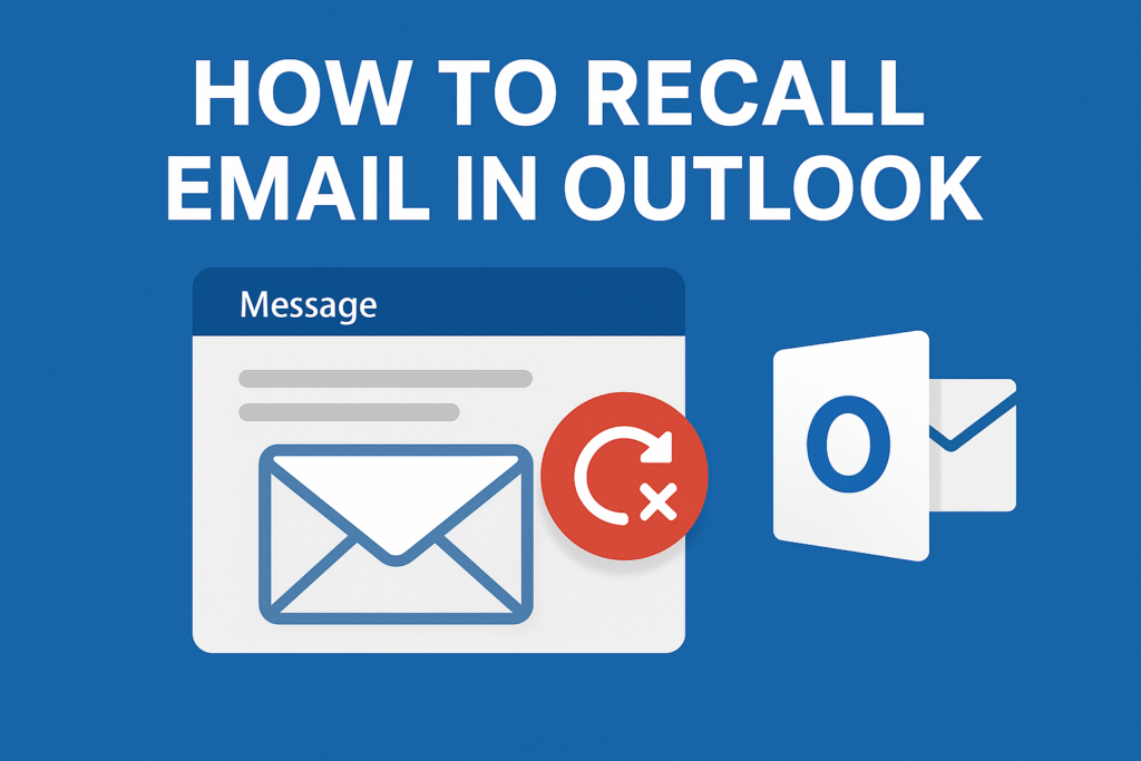 How to recall email in Outlook