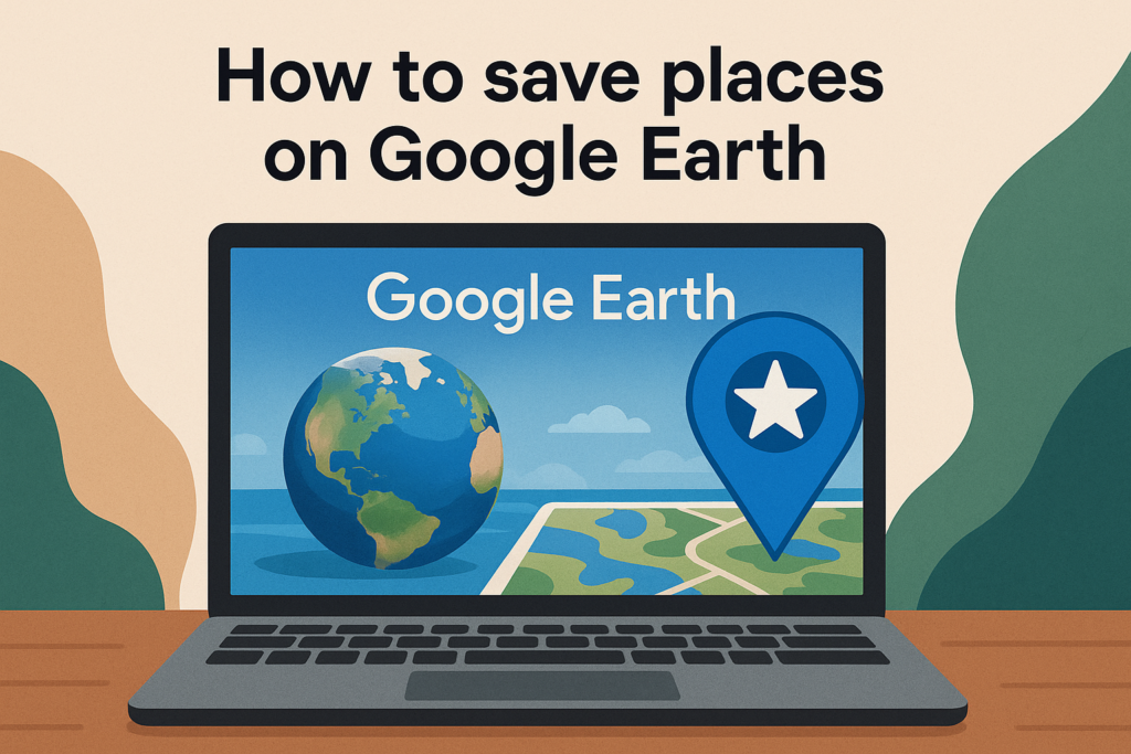 How to save places on Google Earth