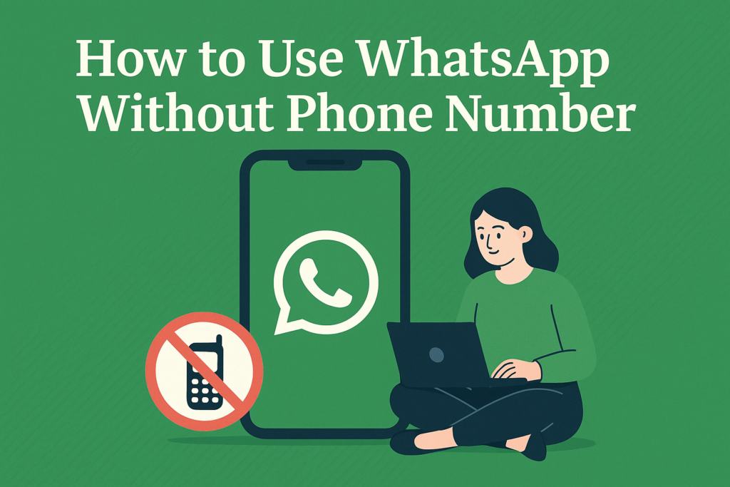 How to use WhatsApp without phone number