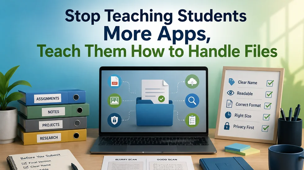 Stop Teaching Students More Apps, Teach Them How to Handle Files – EdTechReview