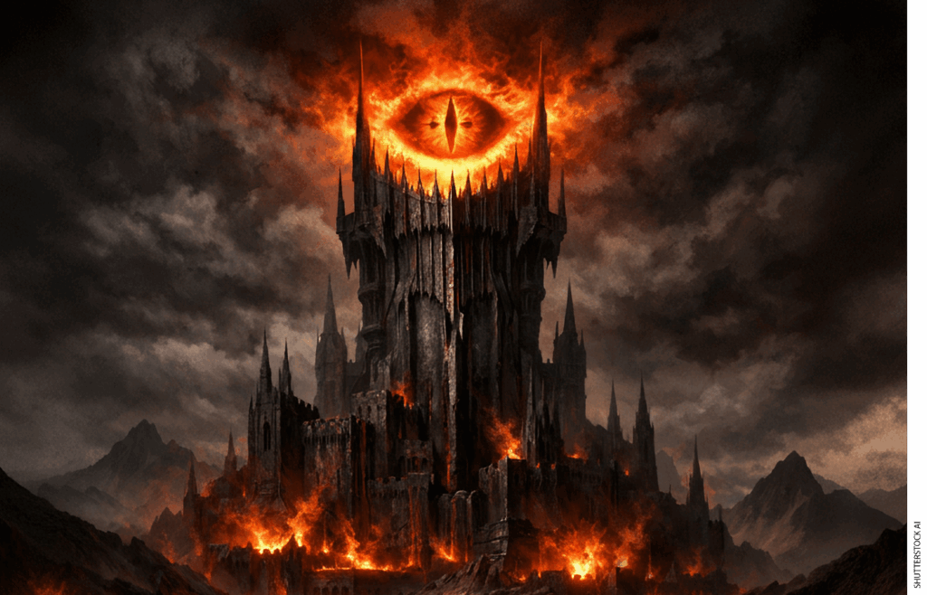 Illustration of the Eye of Sauron